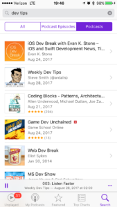 WeeklyDevTips-iTunesPodcasts