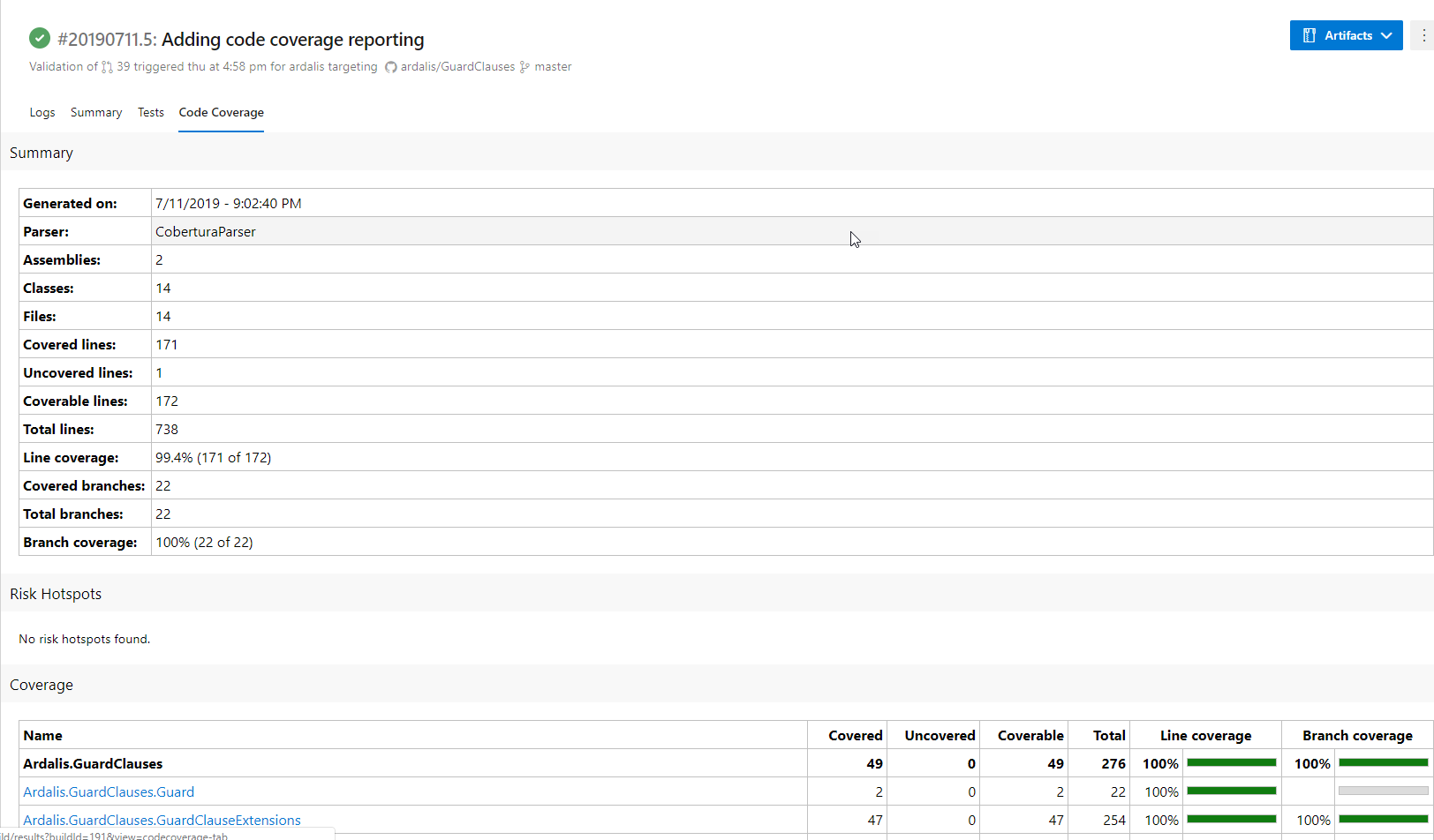 Generate Code Coverage Reports With ReportGenerator In Azure DevOps | Blog