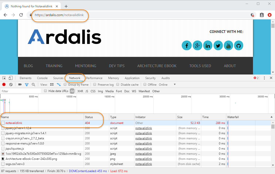 Browser Tools - Network Tab